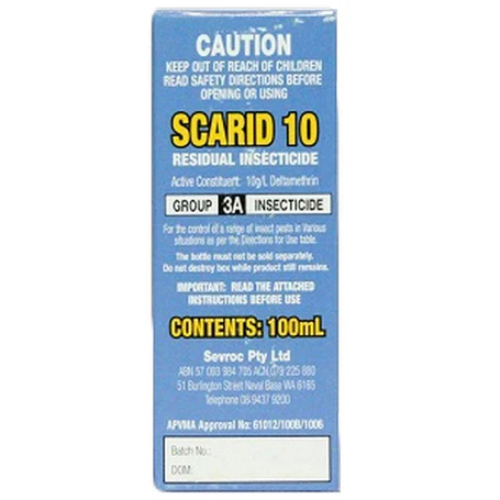 Scarid 10 Residual Insecticide